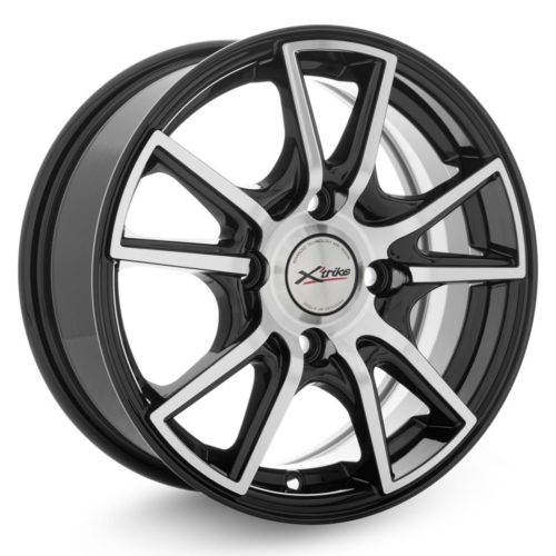 X'trike X-104 6R14 5*114,3 ET38 d67,1 Алмаз черный [10862] Fb max 530 kg