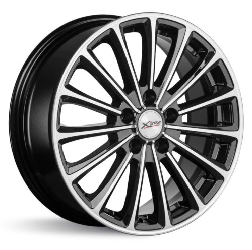 X'trike X-136 7R17 5*100 ET38 d57,1 Алмаз черный [79786] Fb max 650 kg