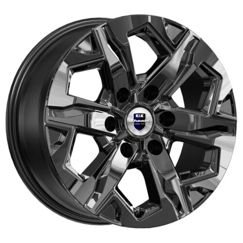 КиК Тейт (КС1050) 7,5R17 6*139,7 ET36 d100,1 Черный [82188] Fb max 925 kg